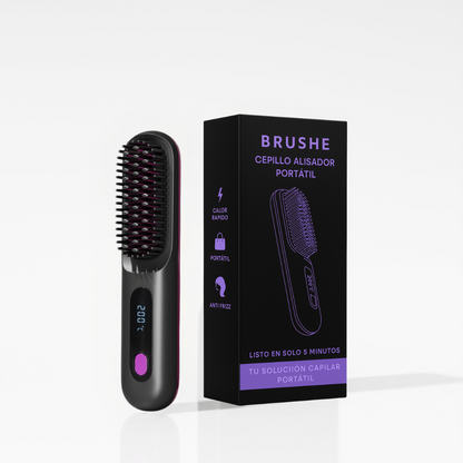 Cepillo alisador portátil Brushe - GoBrush PRO