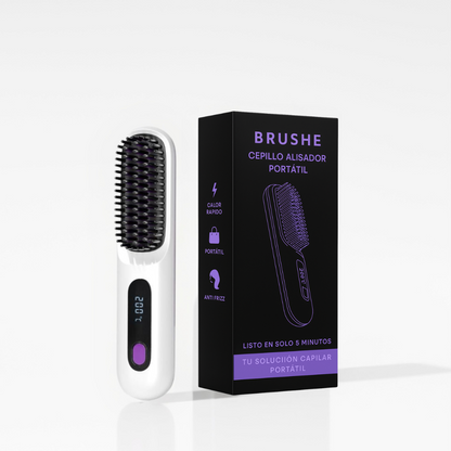 Cepillo alisador portátil Brushe - GoBrush PRO